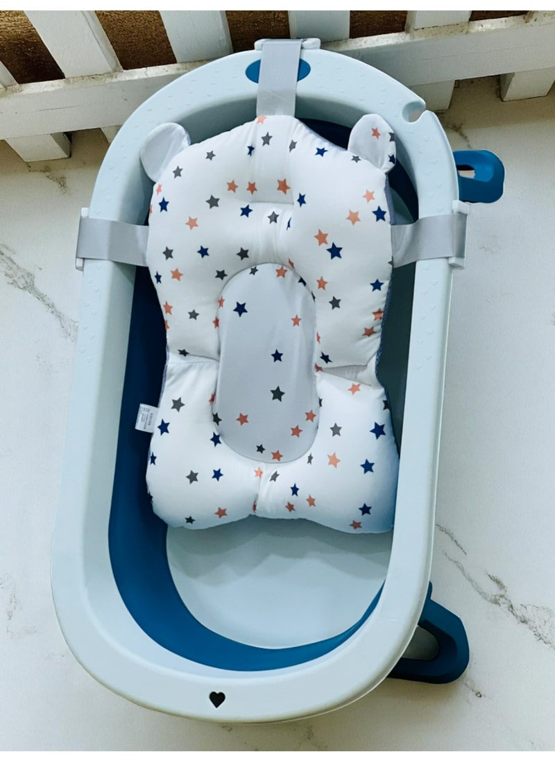 Foldable Baby Bathtub with Bath Cushion - Product Code FKT064