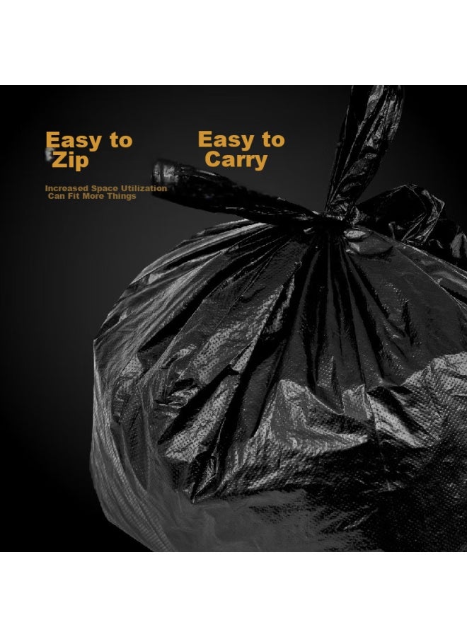 Huobaolo Huibaili Vest Garbage Bags, Black, 60cm*80cm, 50 Pieces, Single-sided 2.5 Microns Thick, For Property Management, Office, And Commercial Use, Plastic Bags - Image 3