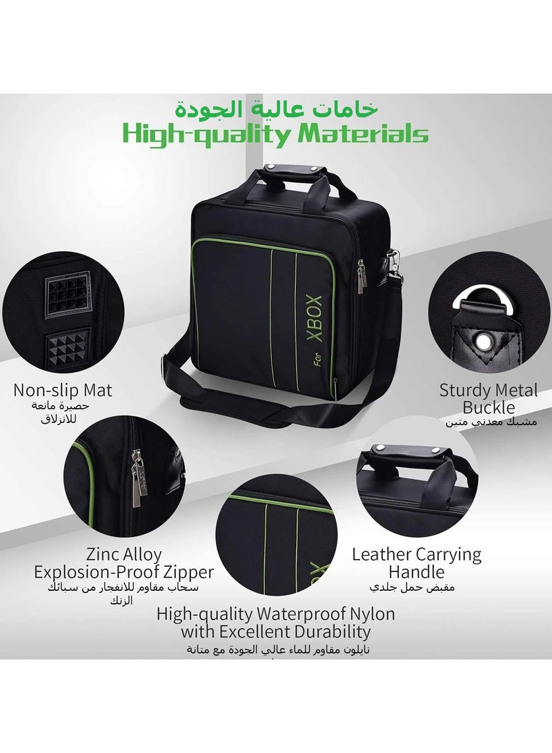 Case Storage Bag for Xbox Series X Xbox Series S Console Carrying Case, Travel Bag for Xbox Controllers Xbox Games and Gaming Accessories - Image 4