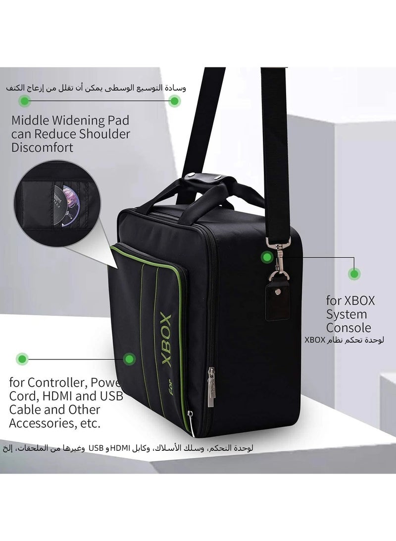 Case Storage Bag for Xbox Series X Xbox Series S Console Carrying Case, Travel Bag for Xbox Controllers Xbox Games and Gaming Accessories - Image 3