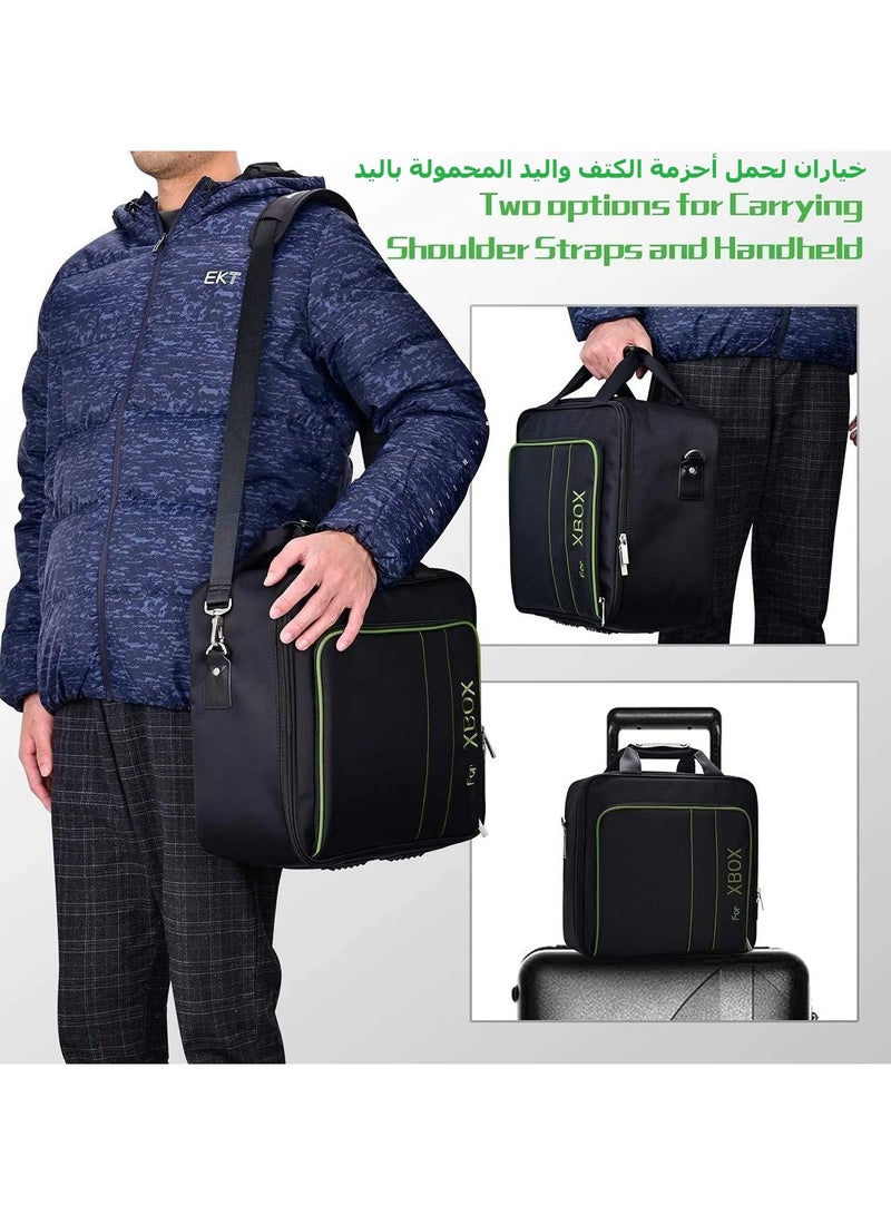 Case Storage Bag for Xbox Series X Xbox Series S Console Carrying Case, Travel Bag for Xbox Controllers Xbox Games and Gaming Accessories - Image 2