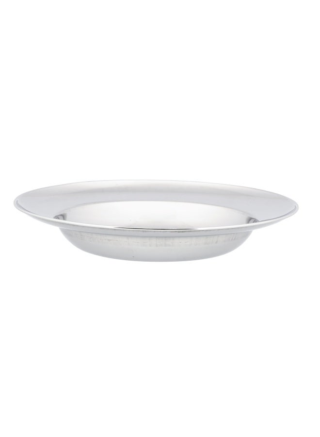 DELCASA Double Deep Soup Plate Steel Serving Plate DC2127 Dishwasher Safe  - Image 3