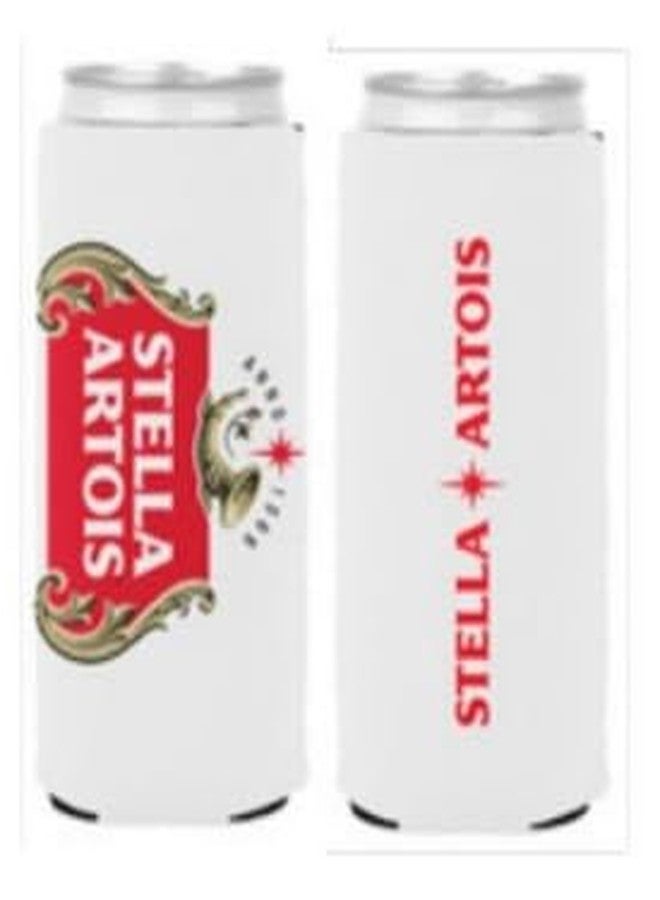 Stella Artois 12 Ounce Slim Can Coolie - Set of 2