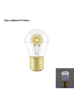Charging Bulb LED Independent Light Source Usb Interface Portable Night Light Unicorn Love DIY Atmospheric High-end-Specifications:Daisy-blue+orange