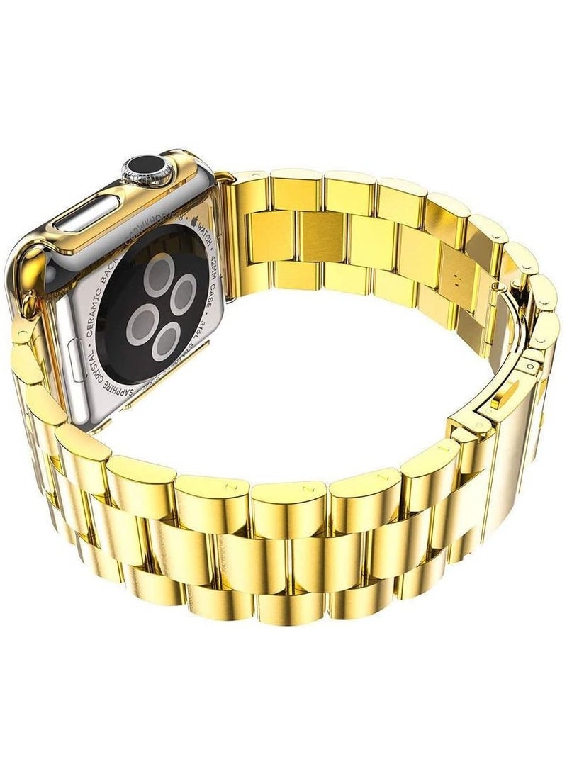 Stainless Steel Strap Metal Bracelet for Apple Watch Series 6/5/4/3/2/SE - 44/42 mm - Image 2