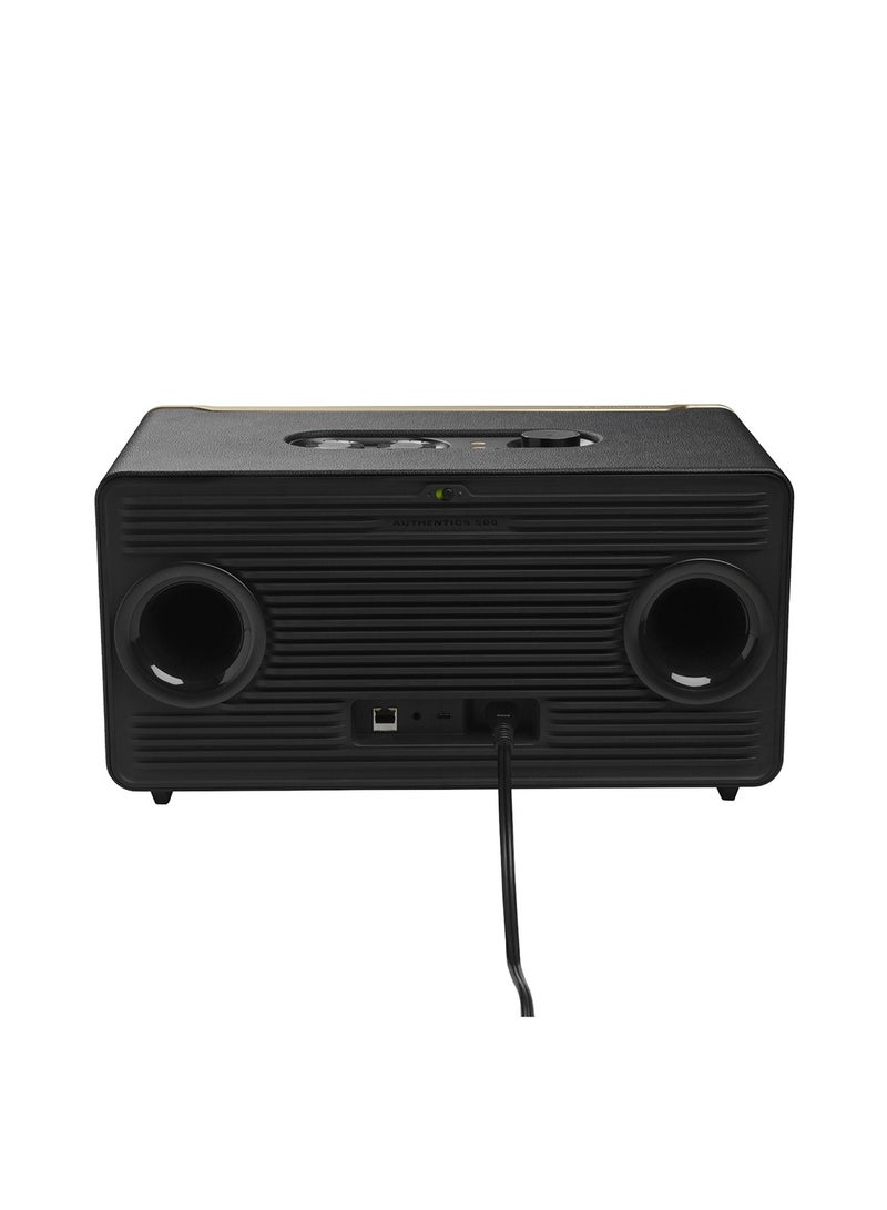 Smart Home Speaker With Wi-Fi Bluetooth Voice Assistants And Retro Design - Image 1