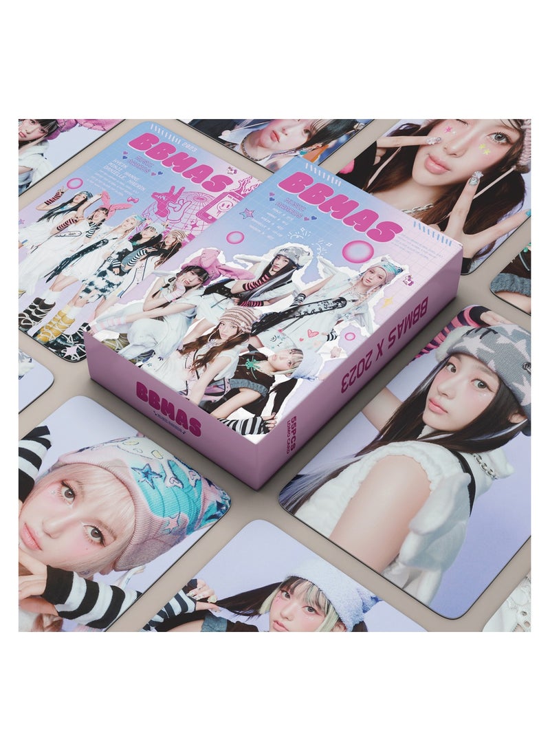 NIBEMINENT 55 Pcs Kpop NJZ BBMAS Lomo Cards Card For Fans Collection Gifts - Image 2