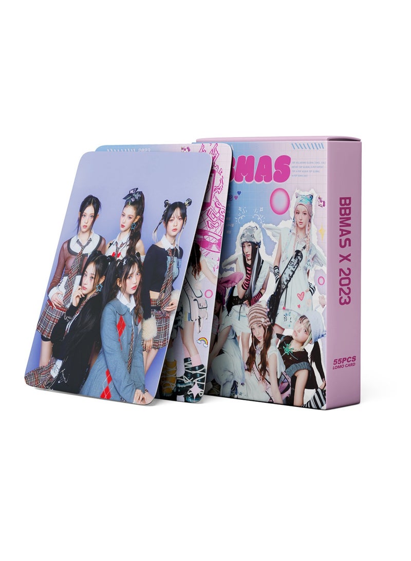 NIBEMINENT 55 Pcs Kpop NJZ BBMAS Lomo Cards Card For Fans Collection Gifts - Image 3