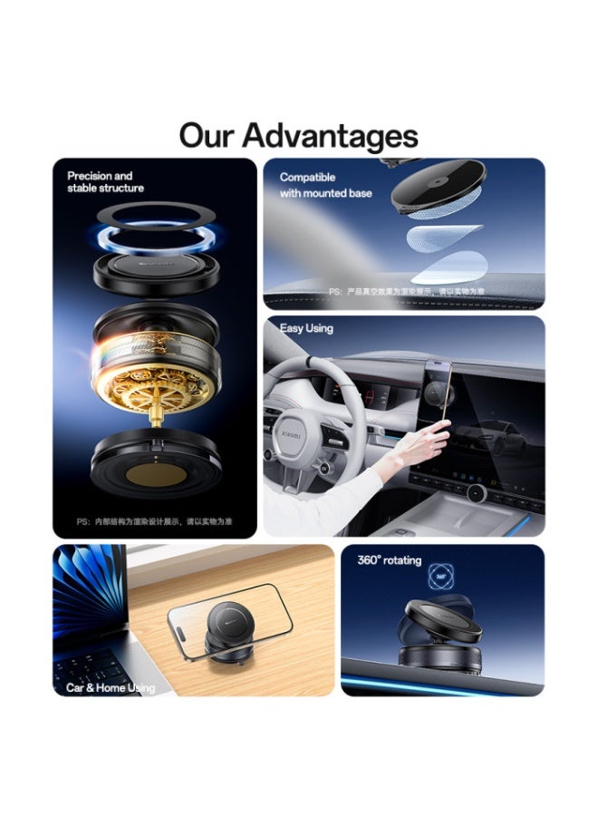 Yesido C227 360 Rotation Magnetic Vacuum Suction Cup Car Phone Holder Innovative Design for Mobile Phone - Image 3