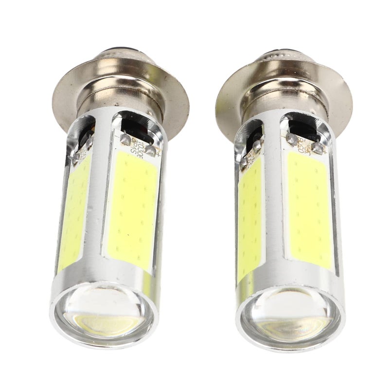 Fydun Fydun LED Headlight Bulbs - 2x 6000K BA20D White H6M COB Led Bulb For Motorcycle Headlights High/Low Beam Light Motor Bike/ATV Headlight Fog Light Bulb PX15d P15D25-1  - Image 1