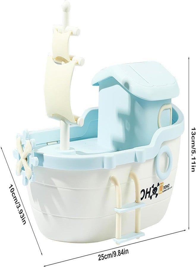 Botist Money Saving Bank with Coin Slot//Creative Cartoon Design Money Bank//Plastic Piggy Bank for Boys & Girls (Pack of 1) (Ship Money Bank) - Image 3