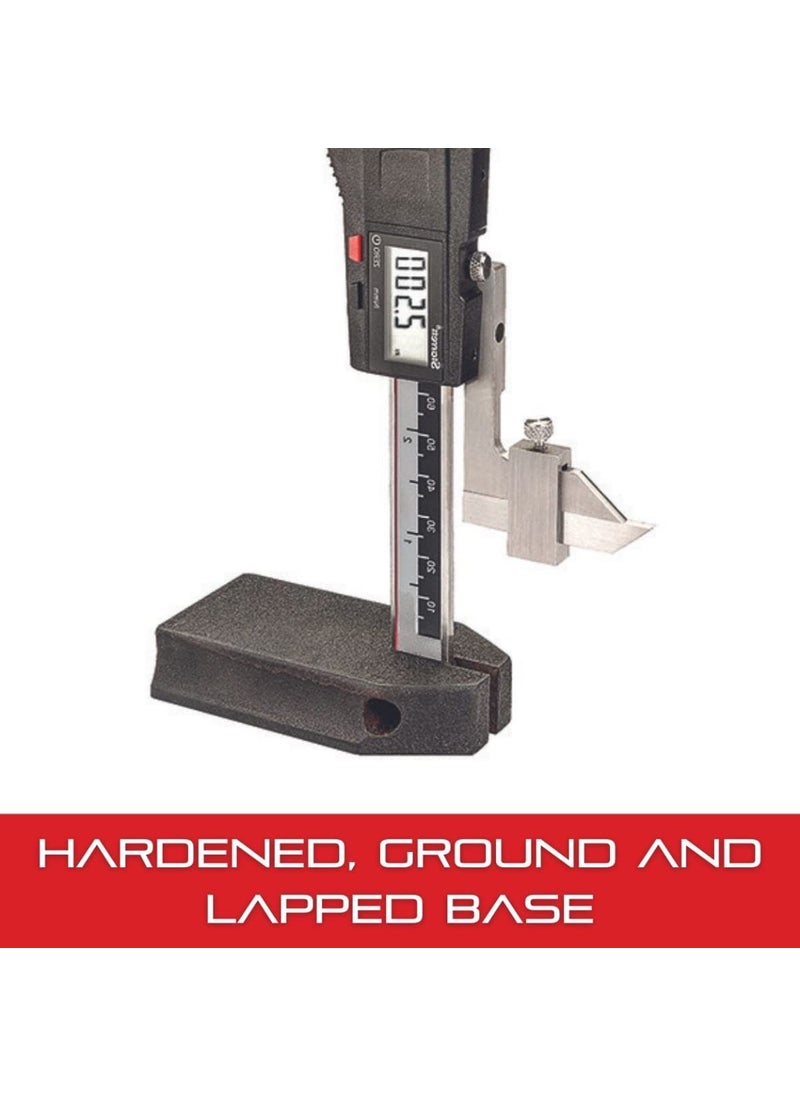 Starrett Starrett Electronic Height Gage with Hardened Stainless Steel Bar  06 0150mm Range 0005 001mm Resolution 001 002mm Linear Accuracy  3751AZ6150  - Image 5