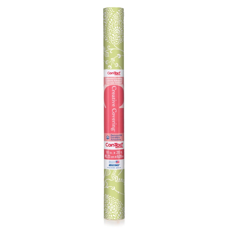ConTact Brand Creative Covering SelfAdhesive Shelf and Drawer Liner MultiPurpose Vinyl Roll Easy to Use and Apply 18 x 9 Stylish Potpourri Design