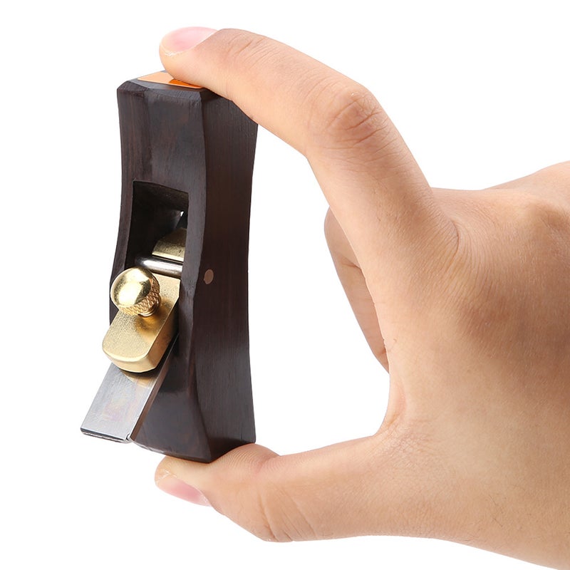 Mini Ebony Arc Bottom Hand Plane Carpenter Wood Grooving Trimming DIY Wood Plane - Image 5