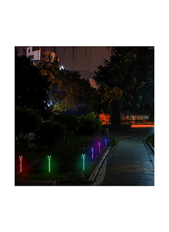 Tomshine - 10-Piece LED Solar Outdoor Light White/Clear/Black 36.5x5.5centimeter - Image 1