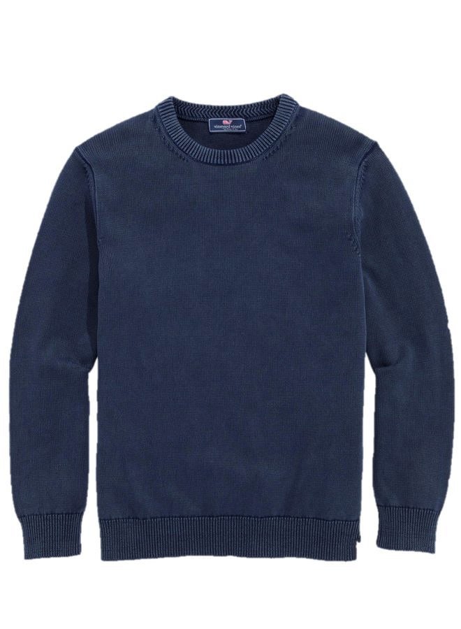 Vineyard Vines mens Heritage Cotton Crew Sweater, Nautical Navy, XXL - Image 1