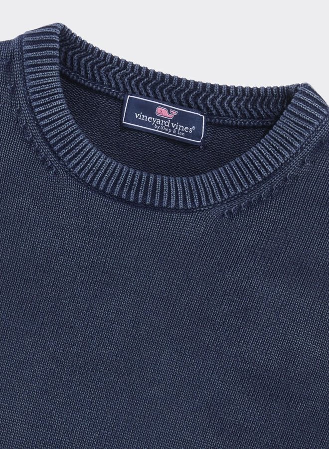 Vineyard Vines mens Heritage Cotton Crew Sweater, Nautical Navy, XXL - Image 3