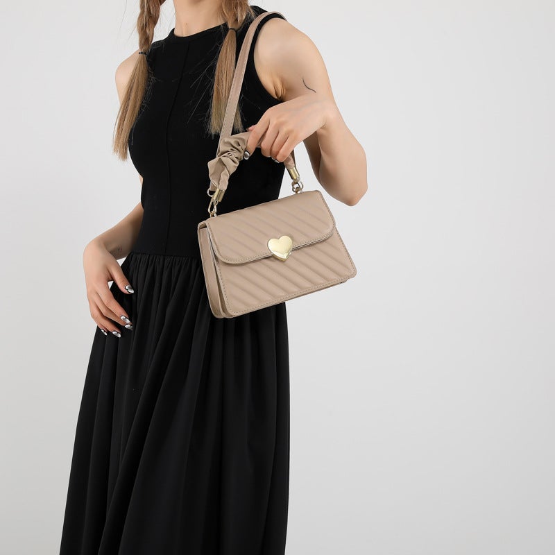 Distinctive Handbag 2024 Casual Ins Shoulder This Year Popular Fashion Korean Crossbody Small Square Bag - Image 3