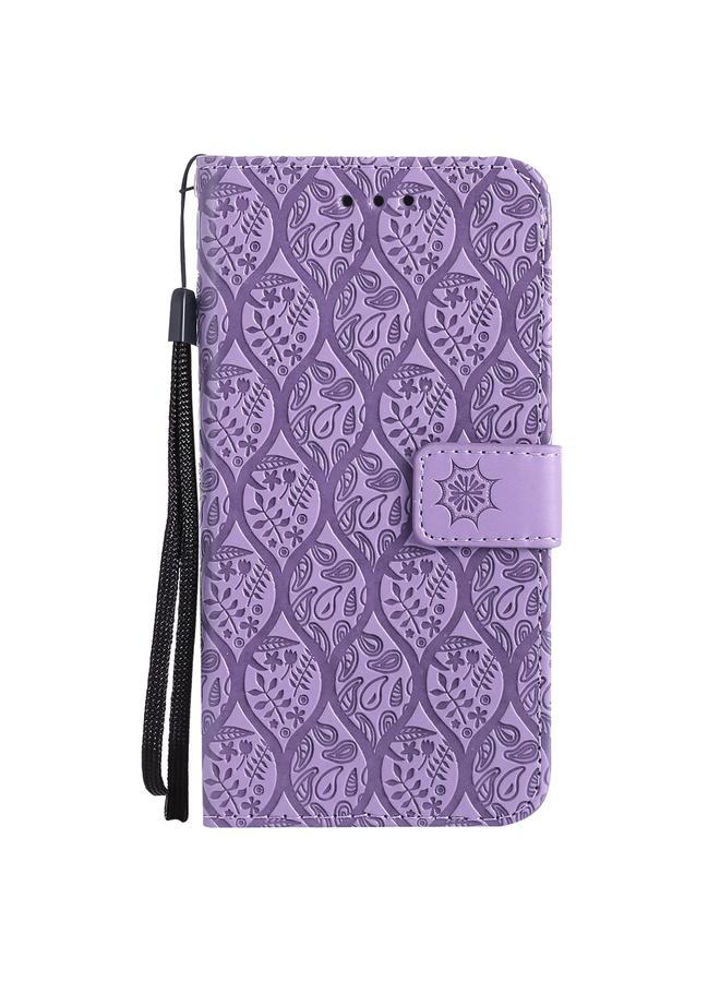 زبون جراب لهاتف iPhone 13 mini مطبوع عليه زهور الروطان، جراب من جلد البولي يوريثان قابل للطي أفقيًا مع حامل وفتحات للبطاقات ومحفظة وإطار للصور - Image 2