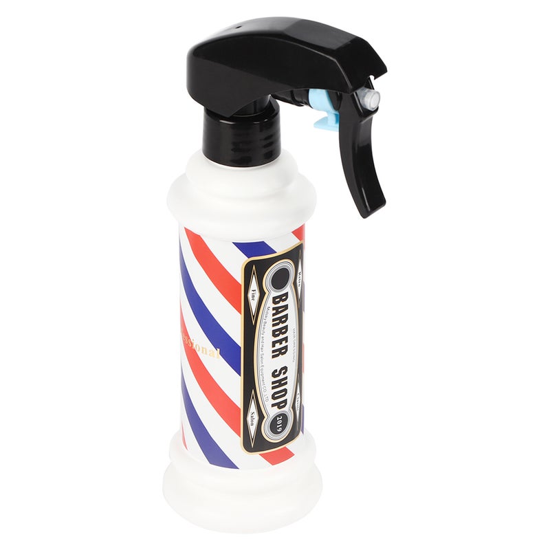 Hairdressing Spray Bottle: 600Ml White PET Material - Fine Mist High Precision Nozzle Ergonomic Grip Continuous Spray for Professional Salon Hair Styling - Image 1