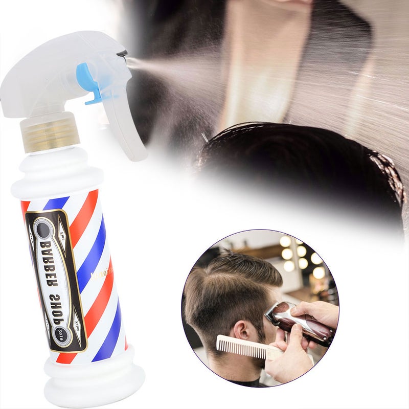 Hairdressing Spray Bottle: 600Ml White PET Material - Fine Mist High Precision Nozzle Ergonomic Grip Continuous Spray for Professional Salon Hair Styling - Image 5
