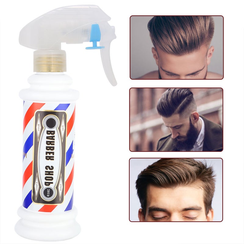 Hairdressing Spray Bottle: 600Ml White PET Material - Fine Mist High Precision Nozzle Ergonomic Grip Continuous Spray for Professional Salon Hair Styling - Image 4
