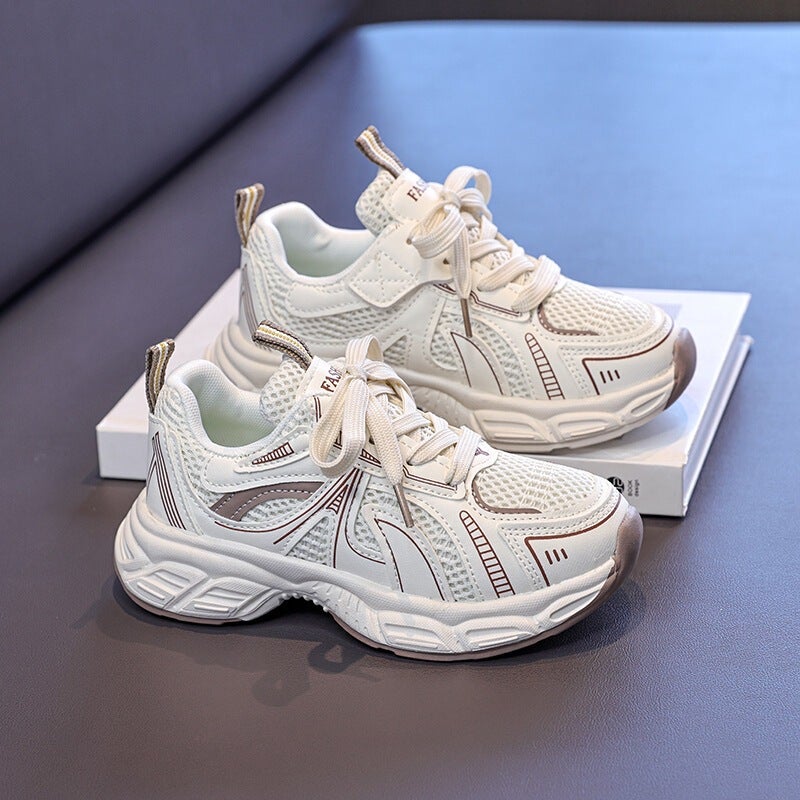 Mesh Sneakers Lightweight Flexible Sole Walking Shoes For Kids Indoor And Outdoor Activities - Image 4