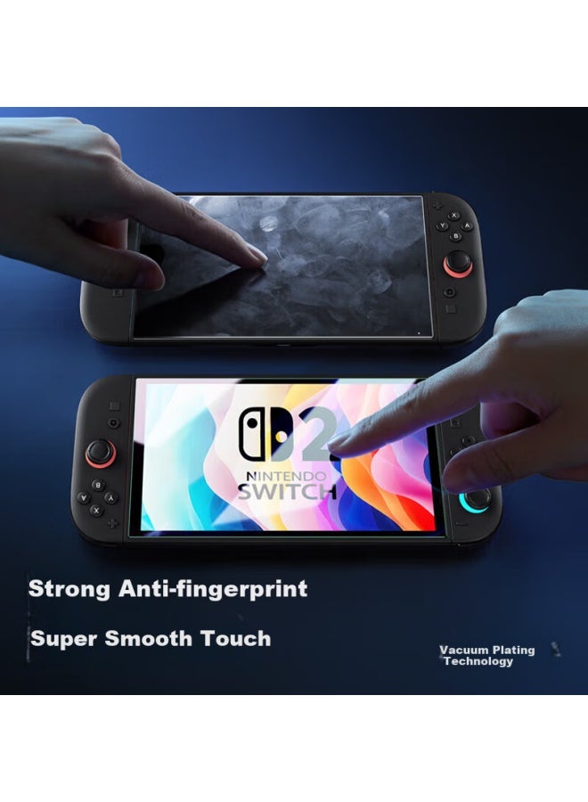SmartDevil حماية شاشة زجاجية مقسّاة Smartdevil Switch2 لجهاز نينتندو سويتش 2 إصدار قياسي كامل الشاشة نسخة بطارية ممتدة عالية الدقة مضادة للتوهج فيلم حماية شاشة وحدة التحكم في الألعاب - Image 4