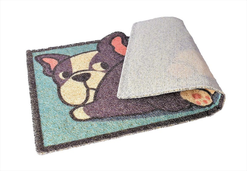 Home Concept Anti Slip Silk Circle Door Mat 75 * 45 CM, multicolor - Image 3