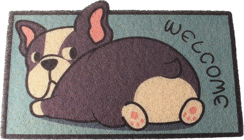 Home Concept Anti Slip Silk Circle Door Mat 75 * 45 CM, multicolor - Image 2