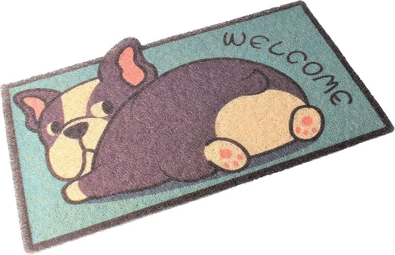 Home Concept Anti Slip Silk Circle Door Mat 75 * 45 CM, multicolor - Image 1