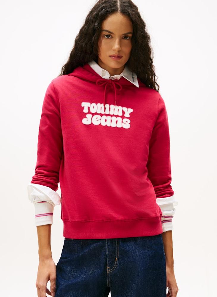 TOMMY JEANS Graphic Pullover Hoodie - Image 1
