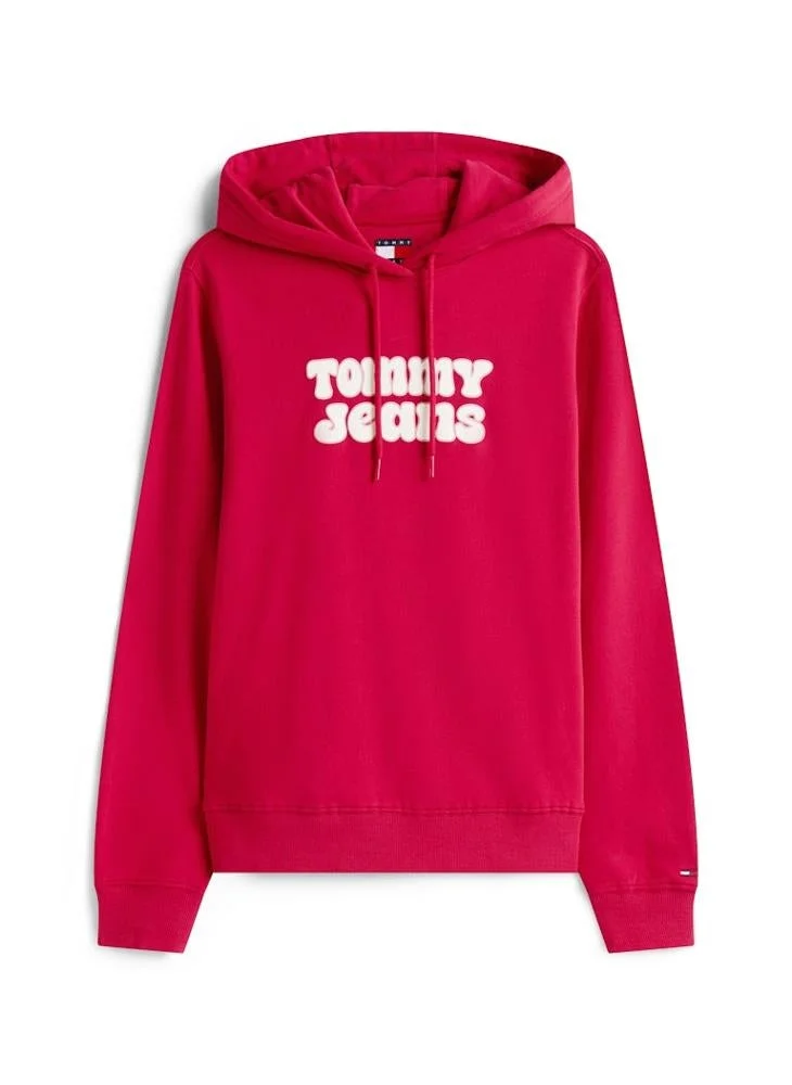 TOMMY JEANS  Graphic Pullover Hoodie for Women | Best Price UAE