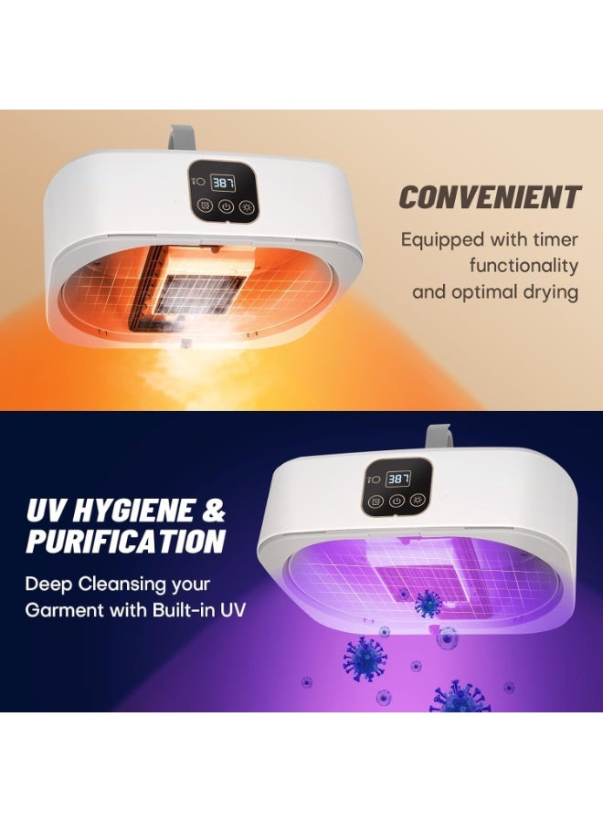 TRASSLE Portable Clothes Dryer,Mini Dryer Machine with Remote Control,Upgraded Quickly Drying,Small Compact Foldable Electric Drying Machine with Dry Bag,1-8H Timer,for Light Clothes, Underwear, Baby Clothes - Image 5