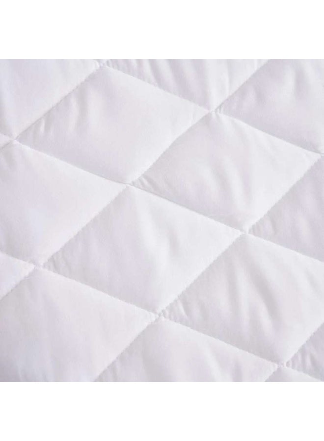 Pan Home Microfibre Waterproof Mattress Protector 90x200+33cm-White - Image 5