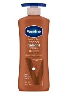 Lotion intensive care cocoa radiant made with pure cocoa butter for a natural glow Brown 400ml