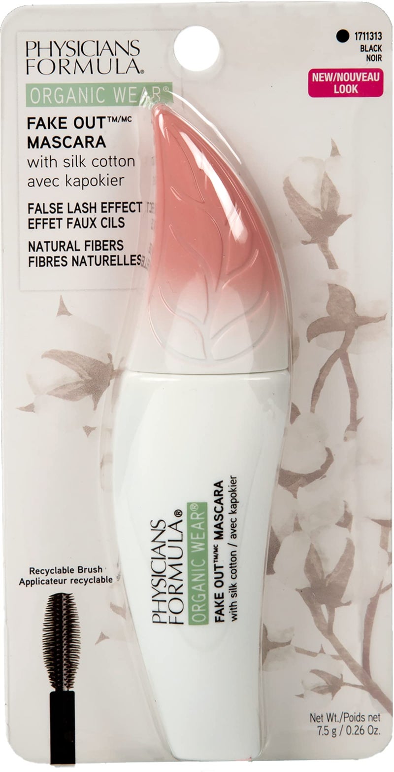 Physicians Formula Organic Wear Lash-Boosting All Natural Mascara, Lifts, Lengthens, For Sensitive Eyes, Dermatologist Tested - Natural Black - Image 5