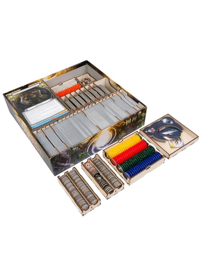 The Broken Token Board Game Organizer - Cosmic Encounter Compatible Collector's Edition Game Crate & Storage Box with Multiple Trays - Image 1