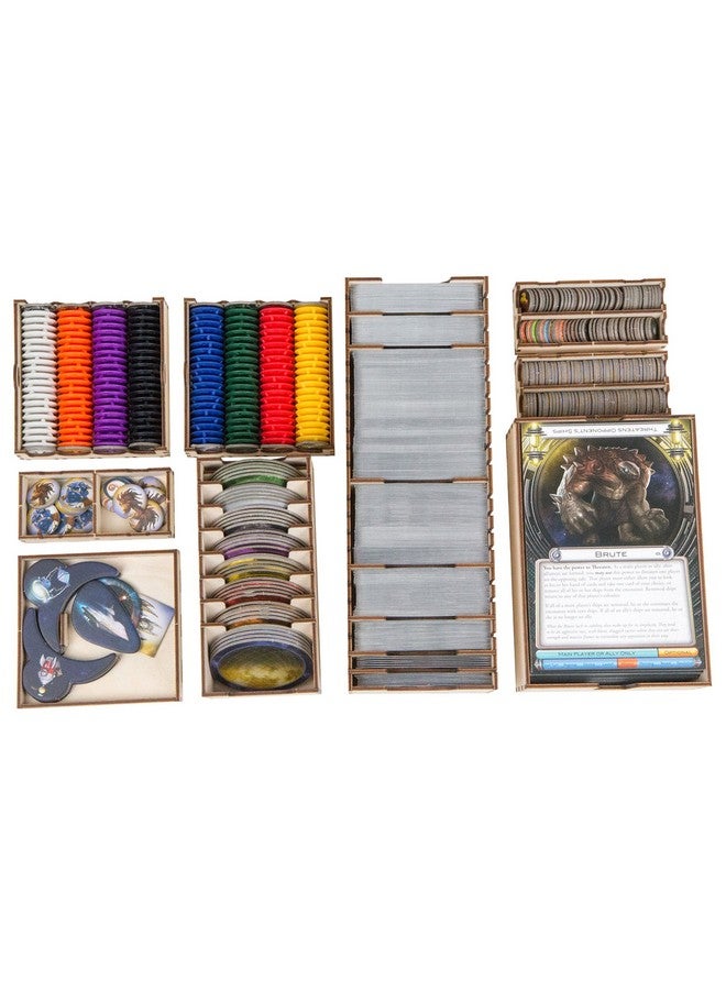 The Broken Token Board Game Organizer - Cosmic Encounter Compatible Collector's Edition Game Crate & Storage Box with Multiple Trays - Image 5