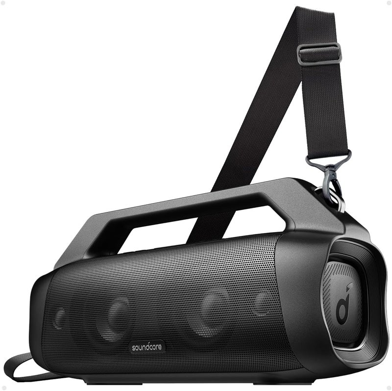 soundcore Anker Motion Boom Plus Outdoor Speaker with 80W Booming Sound, 20H Playtime, IP67 Waterproof and Dustproof, Type-C, Custom EQ, Bluetooth 5.3, Portable Bluetooth Speaker For Outdoors, Camping - Image 1