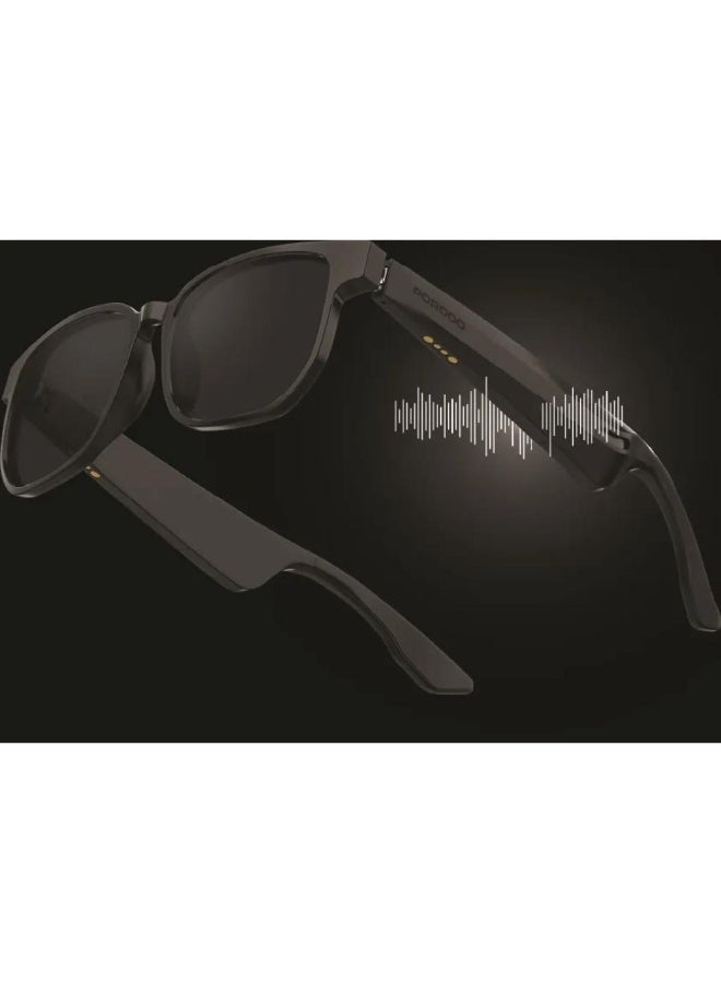 Porodo Vistax Intelligent Audio Eyewear with Open-Ear Sound, Bluetooth 5.2 & Mic - Image 3