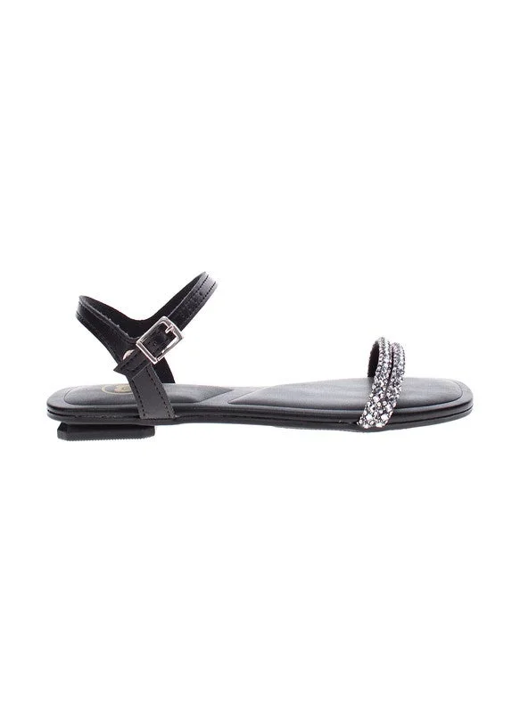 موليكينها Molekinha Junior Girls Sandals Black | Made In Brazil