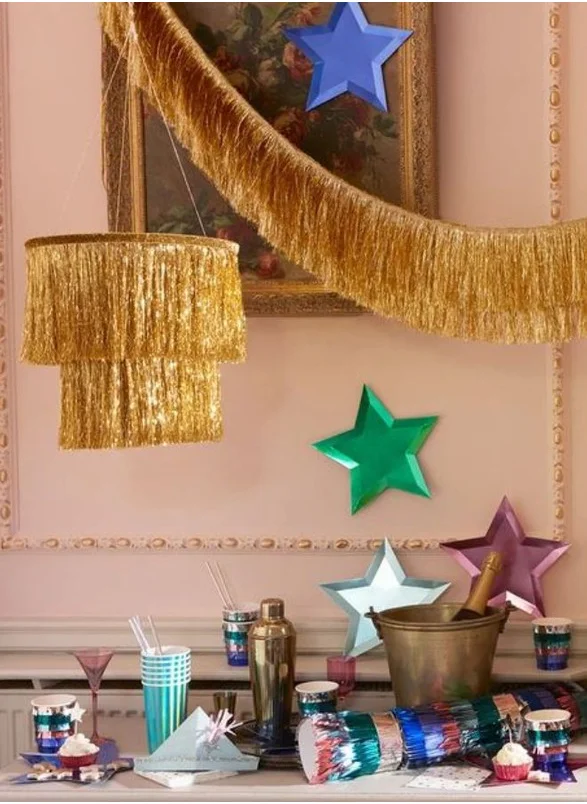 Meri Meri Metallic Fringe Party Cups