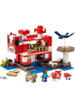 LEGO LEGO Minecraft The Mooshroom House Building Toy Set 21270  - Image 3