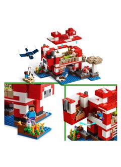 LEGO LEGO Minecraft The Mooshroom House Building Toy Set 21270  - Image 2
