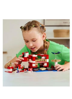 LEGO LEGO Minecraft The Mooshroom House Building Toy Set 21270  - Image 4