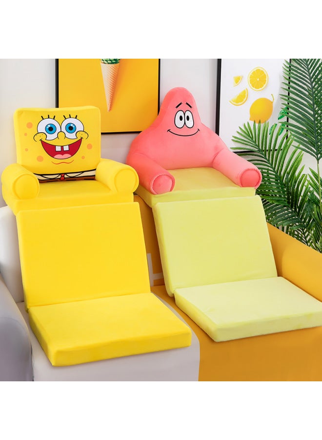 Cute Cartoon Children's Sofa Baby Reading Chair Long Folding Lazy Lying Sofa Bed Tatami Gift For Men And Women-Specification:55cm*110cm (priority Delivery For Collection And Gift Delivery)-Colour:Husky - Image 4
