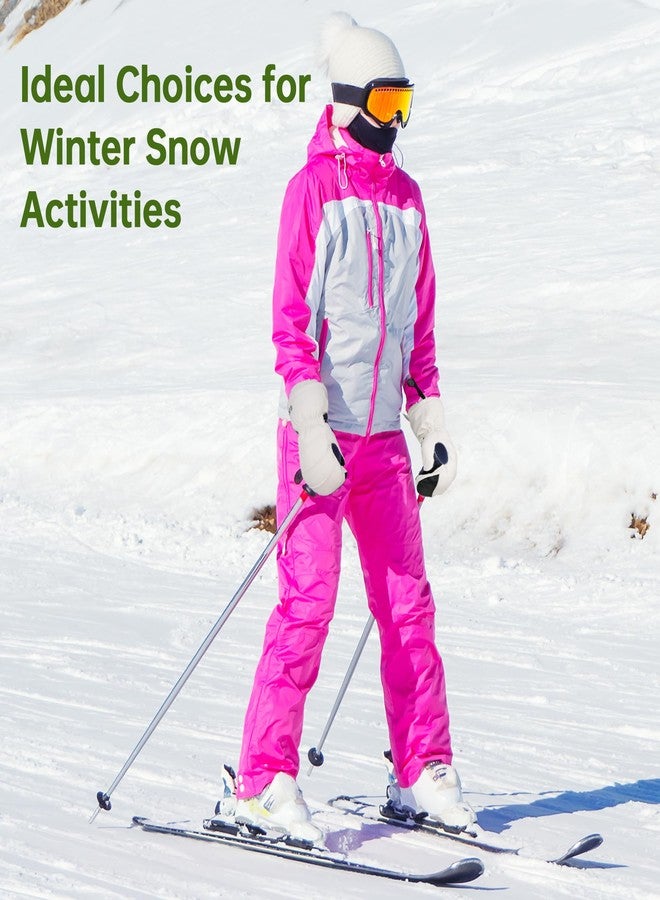 EXski Women Ski Mittens Waterproof Warm Touchscreen Snow Mitts for Extreme Cold Weather Snowboarding Skiing - Image 5