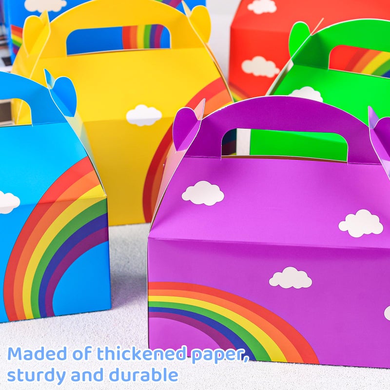 JOHOUSE 16PCS Party Favor Boxes, Paper Gift Boxes Candy Treat Box Assorted Colors for Kids Birthday Party Wedding Decorations - Image 4