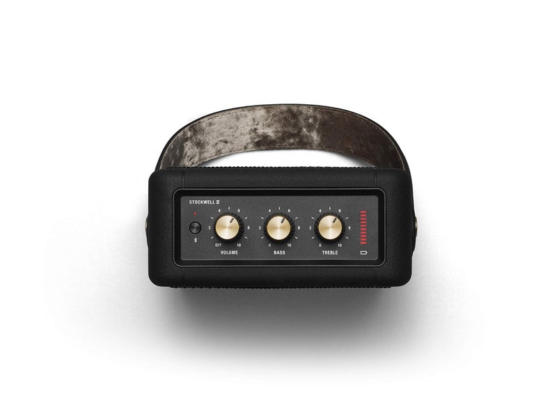 Marshall Marshall Stockwell II Portable Bluetooth Speaker, Black and Brass  - Image 2